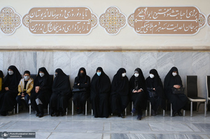 مراسم تشییع و خاکسپاری مرحوم حاج عیسی جعفری در حرم امام خمینی(س)