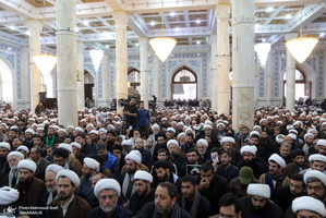 اجتماع طلاب در محکوم کردن اقدام تروریستی دولت آمریکا در به شهادت حاج قاسم سلیمانی