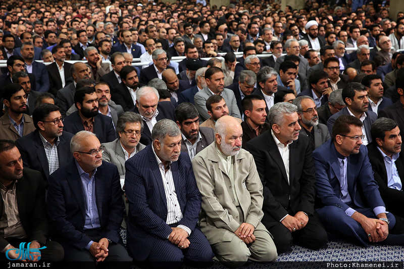 دیدار رئیس و نمایندگان مجلس شورای اسلامی با رهبر معظم انقلاب