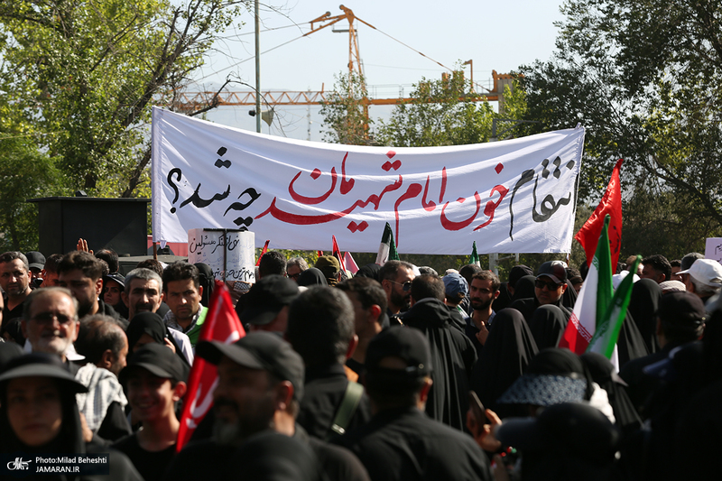 مراسم وداع با رهبر شهید انقلاب در مصلی تهران- 11