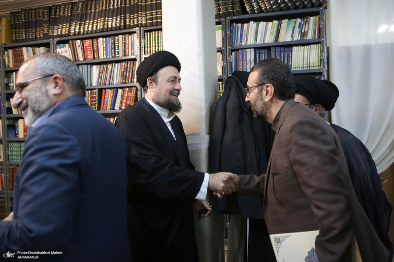 دیدار دست اندرکاران هفته فرهنگی بر استان آفتاب با سید حسن خمینی