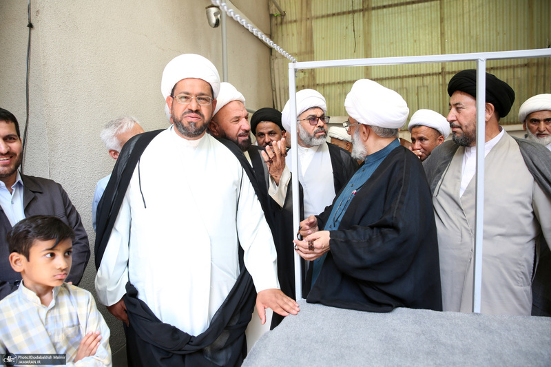 بازدید جمعی از علما کشور عراق از بیت امام خمینی (س)