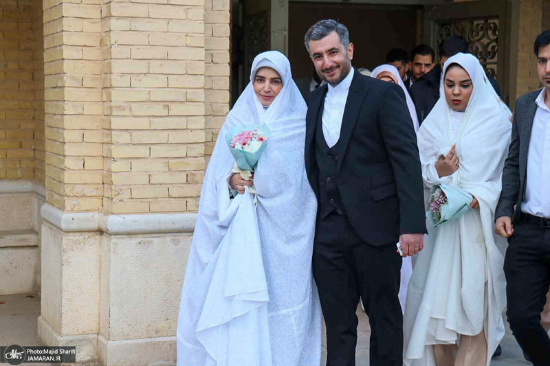 جشن ازدواج 114 زوج شهرستان خمین در بیت تاریخی حضرت امام (س)