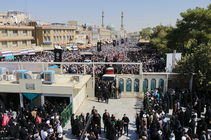 مراسم تشییع آیت الله العظمی شبیری زنجانی-۲