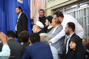 حضور سید حسن خمینی در روستای خیارج استان قزوین -3