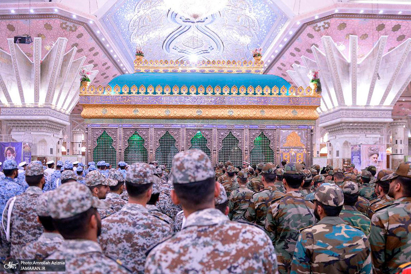 تجدید میثاق فرماندهان، پیشکسوتان و دانشجویان اعزامی ارتش به دروه معارف جنگ با آرمان های امام خمینی (س)