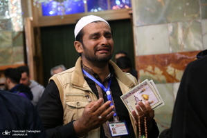 مراسم عزاداری شب شهادت امام موسی کاظم(ع) در حرم کریمه اهل بیت(س)