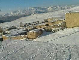 آغاز بارش برف در روستاهای چالدران