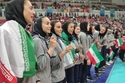 عکس و ویدیو| اهدای مدال بازی های کشورهای اسلامی به زنان و مردان والیبالیست ایران