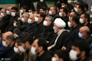 مراسم عزاداری شام شهادت حضرت فاطمه‌ زهرا (س) در حسینیه امام خمینی