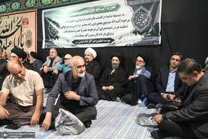 مراسم بزرگداشت همسر آیت الله موسوی بجنوردی (ره) در حسینیه شماره یک جماران-2