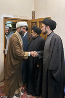 مراسم بزرگداشت آیت الله موسوی بجنوردی (ره) در بیت امام خمینی (س) در نجف اشرف