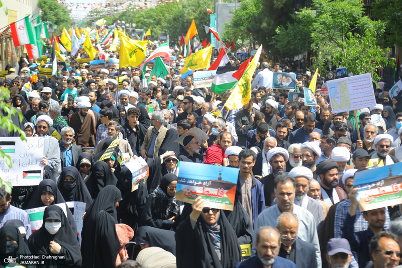 راهپیمایی باشکوه روز قدس در قم - 2