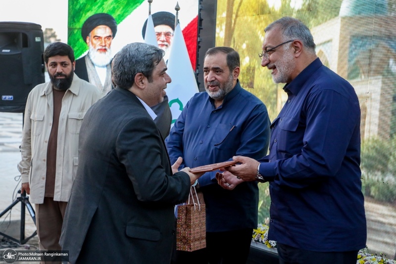 مراسم رونمایی از بنای یادمان مزار شهید سید علی اندرزگو