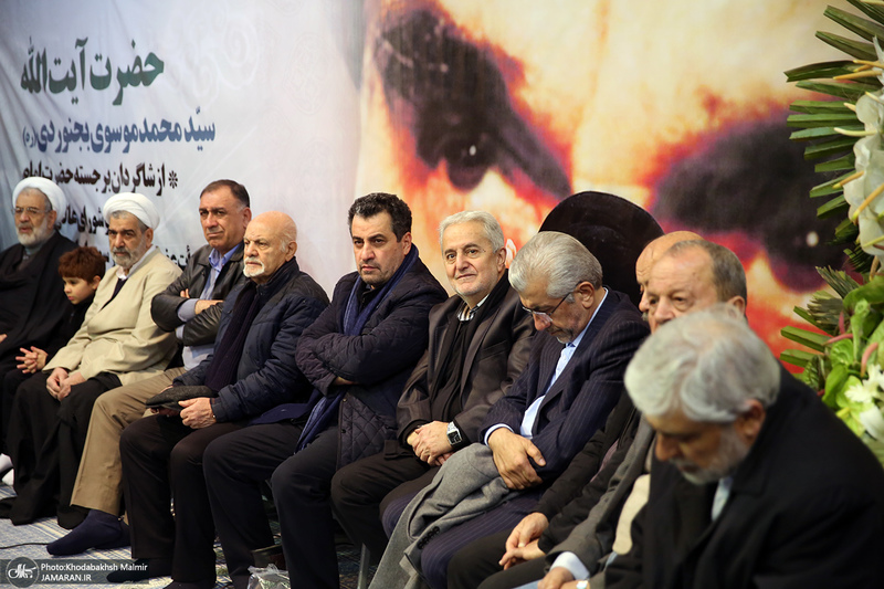 مراسم بزرگداشت آیت الله موسوی بجنوردی (ره) در حسینیه جماران - 3