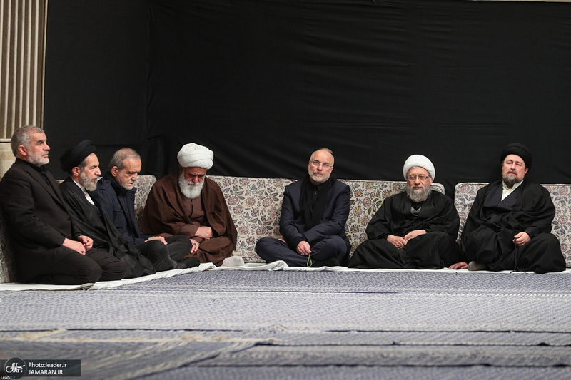 مراسم عزاداری شام شهادت حضرت زهرا(س) در حسینیه امام خمینی