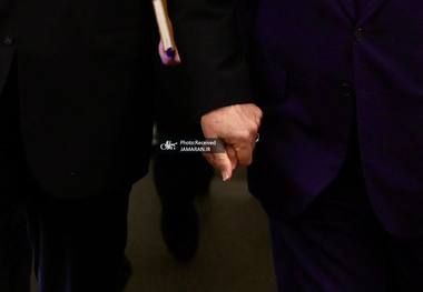 ژست پرتکرار لاریجانی در ملاقات های رسمی: «سیاست دست‌گیری» + عکس ها