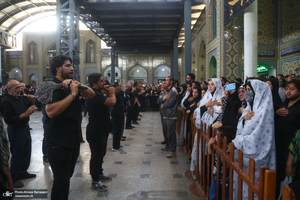 مراسم روز عاشورای حسینی در حرم حضرت عبدالعظیم حسنی (ع)