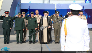 حضور و سخنرانی فرمانده معظم کل قوا در دانشگاه علوم دریایی امام خمینی(ره) نوشهر