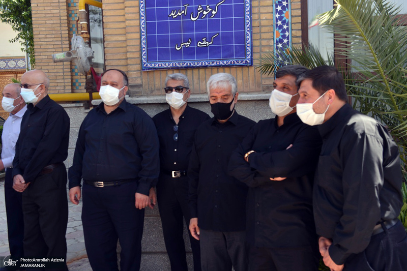 مراسم خاکسپاری حجت الاسلام و المسلمین محتشمی پور(ره) در حرم شاه عبدالعظیم الحسنی(ع)