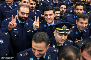 دیدار فرماندهان و کارکنان نیروی هوایی ارتش با فرمانده کل قوا