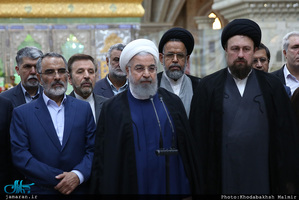 تجدید میثاق رئیس جمهوری و هیات دولت با آرمان های حضرت امام(س)