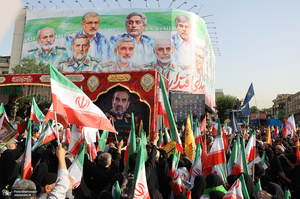مراسم تشییع شهدای جنگ تحمیلی رژیم صهیونیستی در تهران-4