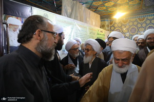 تشییع مرحوم آیت الله عباسعلی سلیمانی (ره) در حرم مظهر حضرت معصومه (س)