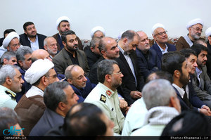 دیدار مسئولان و دست‌اندرکاران حج با رهبر معظم انقلاب