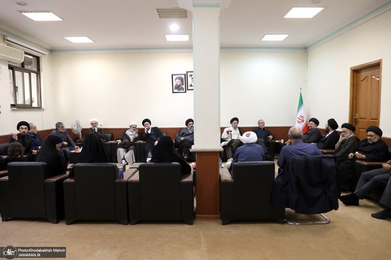 دیدار رئیس جمهوری با آیت الله سید حسن خمینی