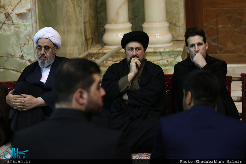 عزاداری شب شهادت حضرت فاطمه زهرا(س) در حرم مطهر امام خمینی(ره)