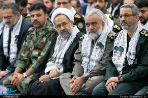 دیدار دست‌اندرکاران راهیان نور با رهبر معظم انقلاب 