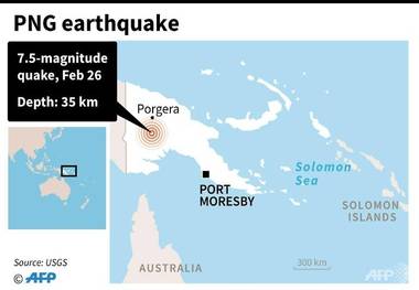 تصاویر/ زلزله شدید پاپوا گینه نو