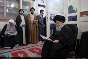 مراسم اولین سالگرد آیت الله سید محمد نقی شاهرخی خرم آبادی