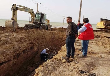 خط انتقال بنزین آبادان به شهر ری تعمیر شد