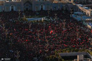 تشییع پیکر مطهر رهبر شهید انقلاب اسلامی در مشهد مقدس