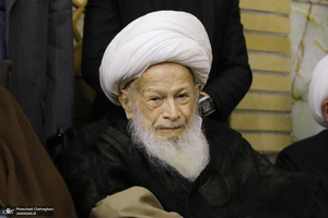 مراسم بزرگداشت رئیس جمهوری و یارانش در حرم حضرت معصومه(س)