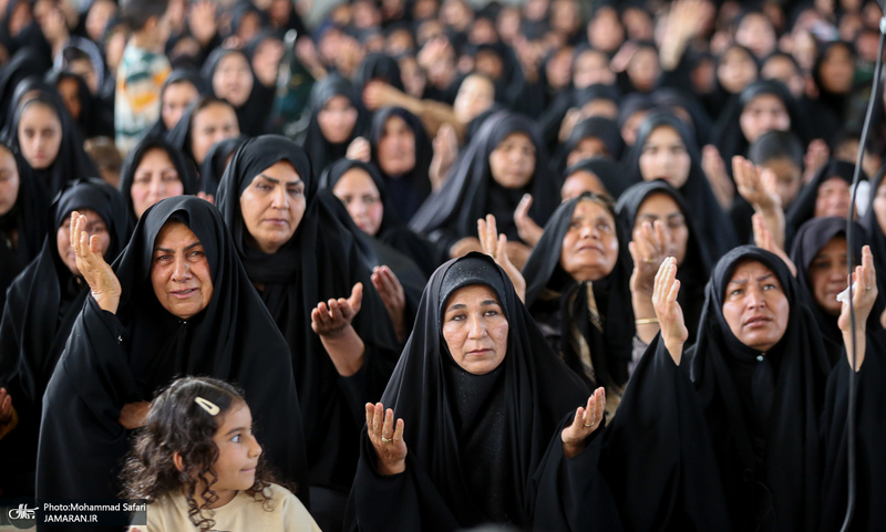 مراسم هفتمین روز شهادت سرلشگر پاسدار شهید مجید خادمی در روستای امیر حاجیلو - فسا