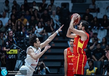 گزارش تصویری بسکتبال ایران و اسپانیا در جام جهانی