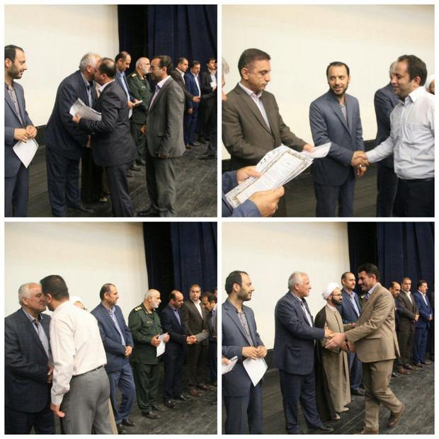 مدیران و کارمندان نمونه تالش تجلیل شدند
