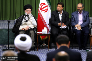 دیدار جمعی از شاعران و اهالی فرهنگ و ادب با رهبر معظم انقلاب