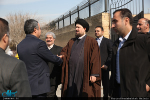 دیدار رئیس و جمعی از کارکنان دیوان محاسبات کشور با سید حسن خمینی