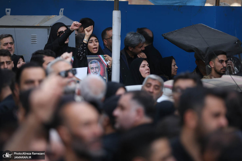 مراسم تشییع شهدای جنگ تحمیلی رژیم صهیونیستی در تهران-3