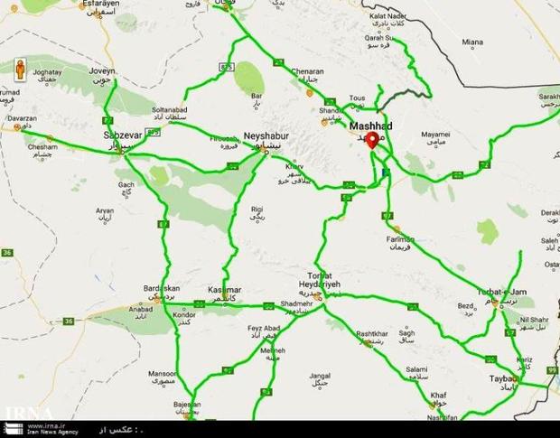 مبادی ورودی مشهد دارای ترافیک پرحجم است