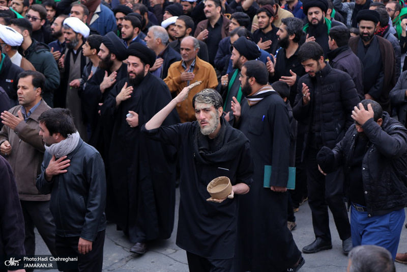 دسته عزاداری روز شهادت امام حسن عسکری(ع)