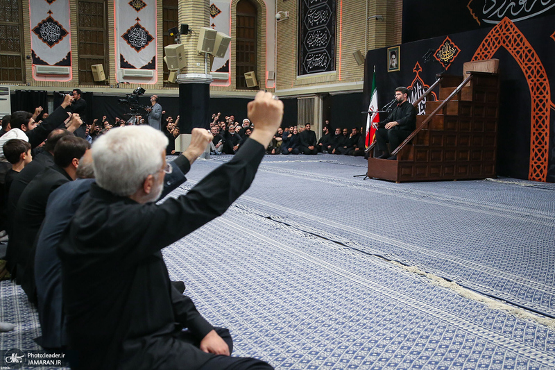 اولین شب مراسم عزاداری عزاداری حضرت اباعبدالله الحسین (ع) در حسینیه امام خمینی