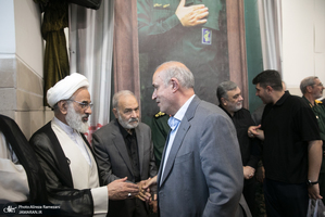 مراسم چهلمین روز شهادت سپهبد حسین سلامی