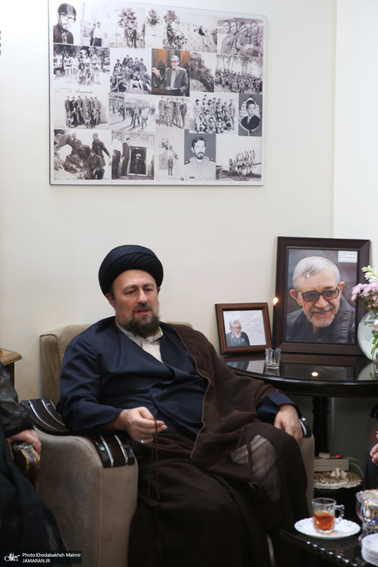 حضورسید حسن خمینی در منزل مرحوم سید علی صنیع خانی