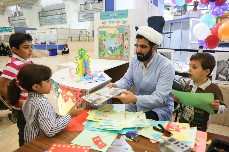 غرفه موسسه تنظیم و نشر آثار امام خمینی(س) در بیست و هفتمین نمایشگاه بین‌المللی قرآن کریم