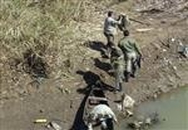 اجرای عملیات پاک‌سازی در زمینه صید رودخانه شلمان‌رود